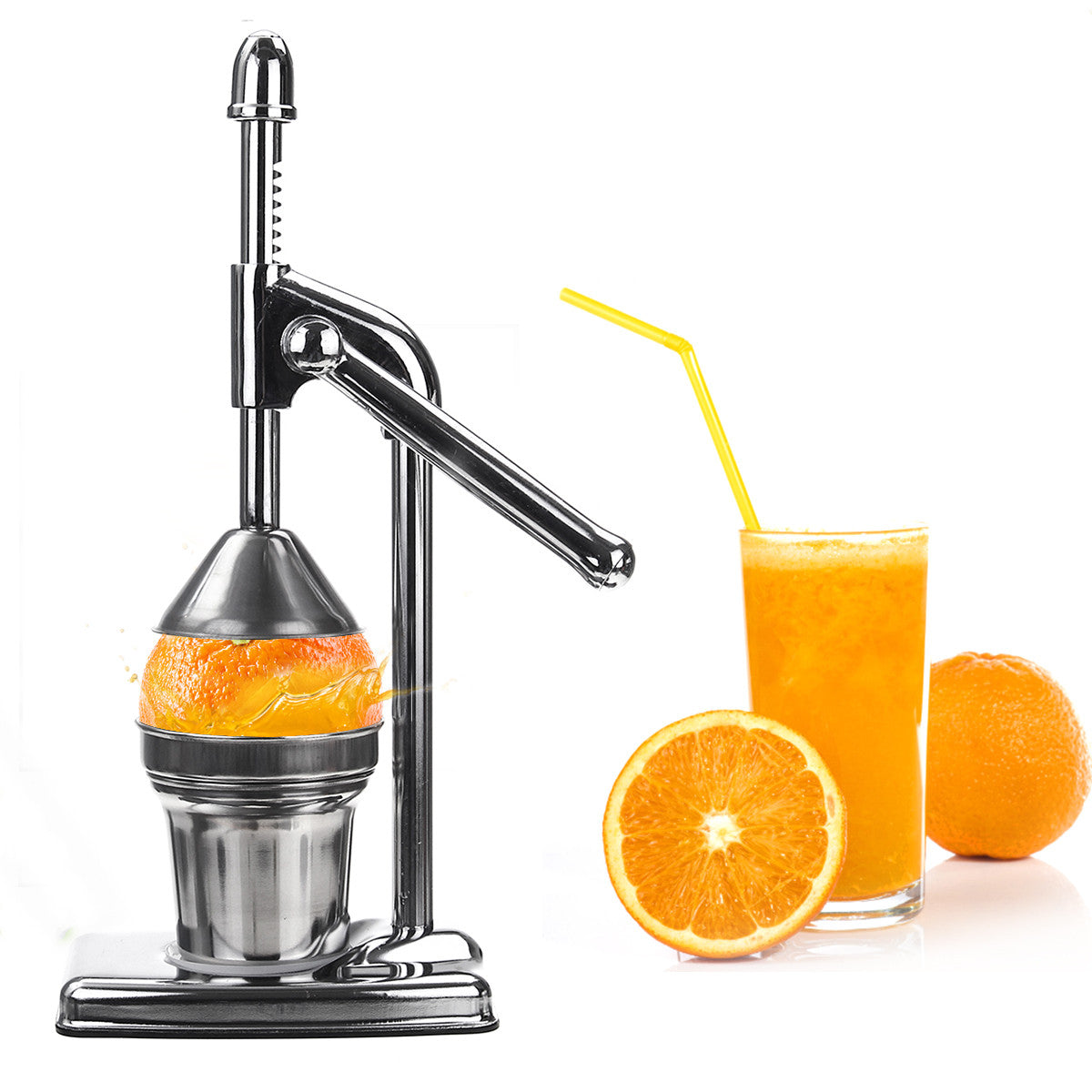 Stainless Steel Manual Citrus Juicer Orange Squeezer