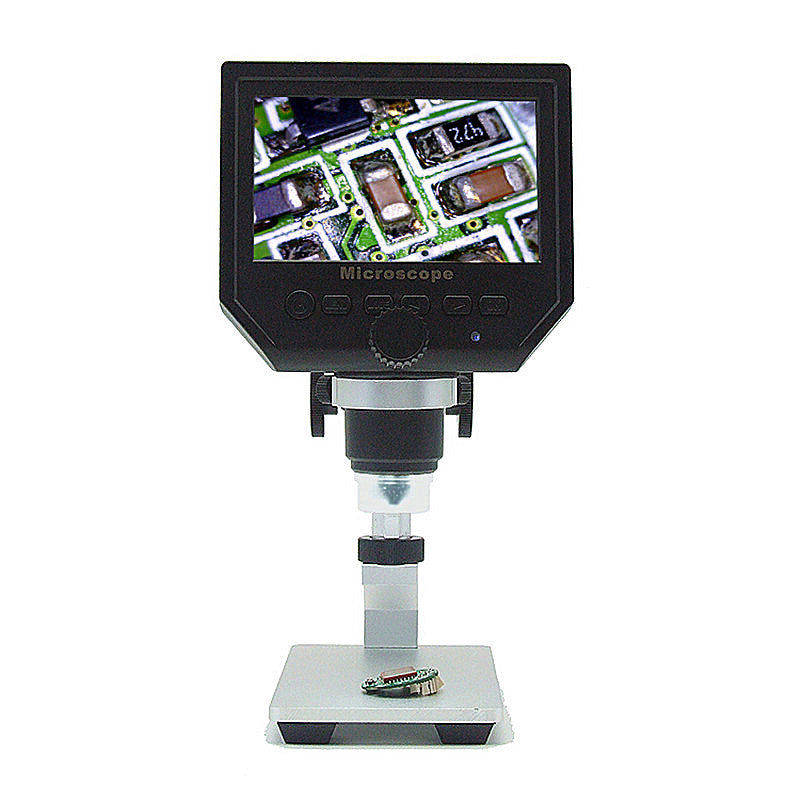 Digital 1-600X 3.6MP 4.3inch HD LCD Display Microscope Continuous Magnifier